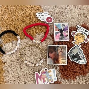 Taylor Swift Sticker & Bracelet Bundle 2